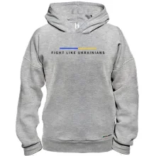 Худи BASE "Fight Like Ukrainians"