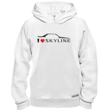 Худи BASE я люблю Skyline