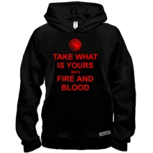 Худі BASE Take what is yours with Fire and Bllod