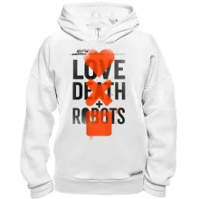 Худи BASE LOVE DEATH + ROBOTS