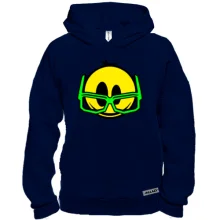 Худи BASE с кислотным смайлом