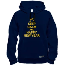 Толстовка Keep calm and Happy New Year