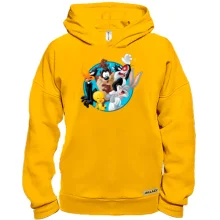 Худи BASE с героями Looney Tunes
