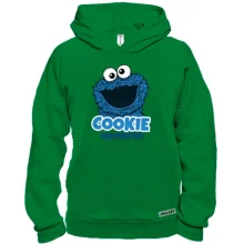 Худи BASE Cookie Monster с большой головой и надписью