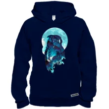 Худи BASE с лунной совой