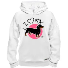 Худі BASE I love my dog