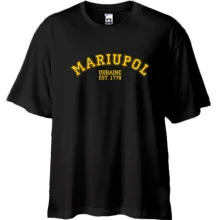 Футболка Oversize "город Мариуполь" (англ.)