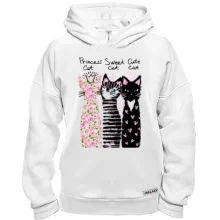 Худи BASE Princess, Sweet and Cute cats