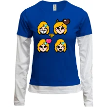 Жіночий лонгслів Комбі Brawl Stars - Пайпер
