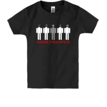 Детская футболка Web People