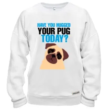 Свитшот Hug your pug