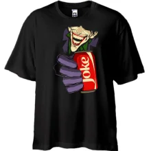 Футболка Oversize з написом - "Joke"