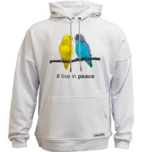 Худи без начеса Live in peace