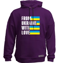 Худи без начеса From Ukraine with love