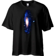 Футболка Oversize со звездной галактикой