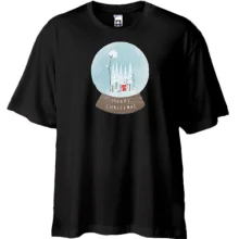 Футболка Oversize с новогодним шаром