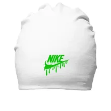 Бавовняна шапка лого "Nike" з потіками