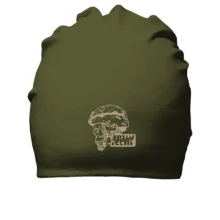 Хлопковая шапка с черепом "ARMY"