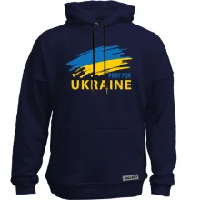 Худи без начеса с надписью «Pray for Ukraine»