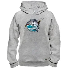 Худі BASE Fishing round art
