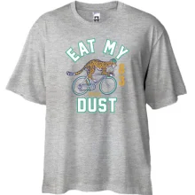 Футболка Oversize з написом "Eat my dust"