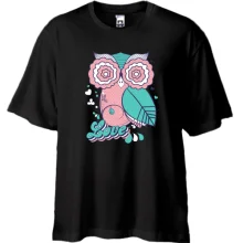 Футболка Oversize Сова Love