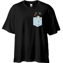Футболка Oversize Кишеня Море Пальми