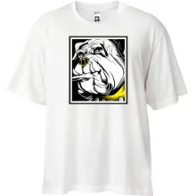 Футболка Oversize Art dog Бульдог