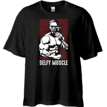 Футболка Oversize Selfie Muscle