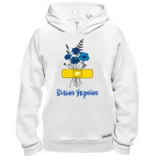 Худи BASE Вільна Україна (з квітами)