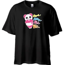 Футболка Oversize Pink Panda