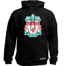 Худи без начеса с цветной эмблемой Liverpool
