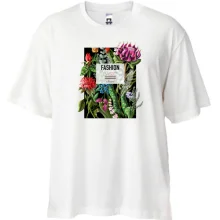 Футболка Oversize Flowers Fashion
