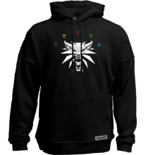 Худи без начеса Witcher - знаки