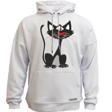 Худи без начеса "Кот"