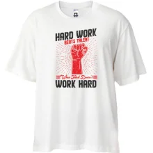 Футболка Oversize Hard Work - Work Hard