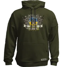 Худи без начеса Слава Украине (пиксель арт)
