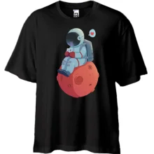 Футболка Oversize Космонавт закохався