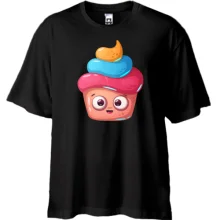 Футболка Oversize Веселый кексик