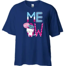 Футболка Oversize MEOW MEOW