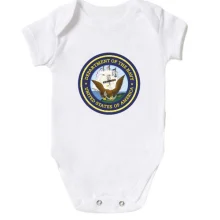 Детское боди NAVY (logo big)