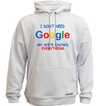 Худи без начеса I dont need Google