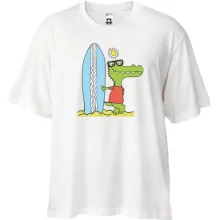 Футболка Oversize Crocodile surfer