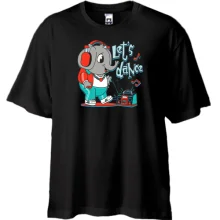 Футболка Oversize Let's Dance with an elephant