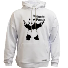 Худи без начеса Gangsta Panda
