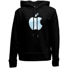 Дитяче худі без начосу з логотипом Apple
