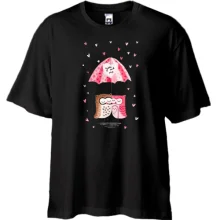 Футболка Oversize Сови під парасолькою