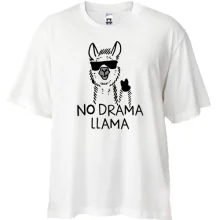 Футболка Oversize No Drama LLama
