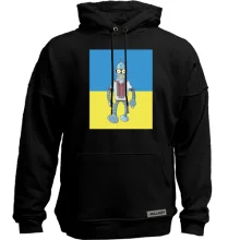 Худи без начеса с украинским Бендером