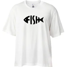 Футболка Oversize Fish Word